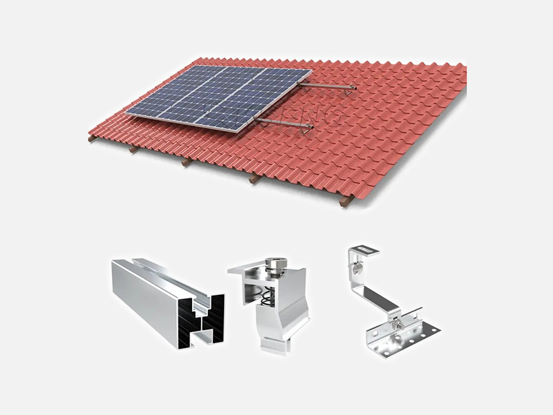 Solar PV panel roof mounting system solar panel brackets rail